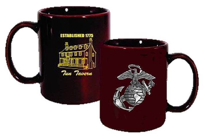 usmc ceramic travel mug