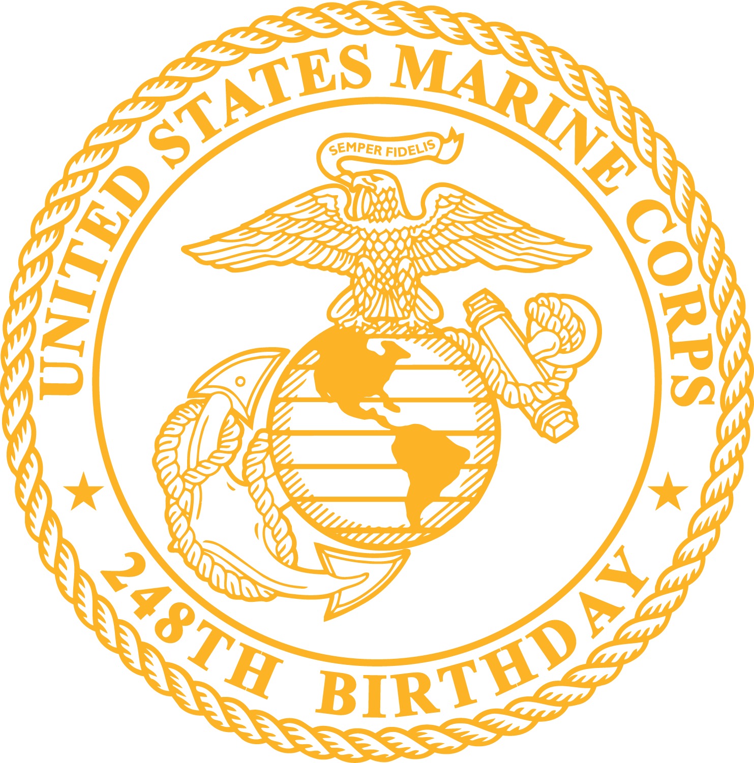 USMC Birthday Ball and traditional stock embellishment options