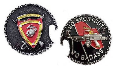 Notched Edge Customized Military Bottle Openers Notched Edge Customized Military Bottle Openers